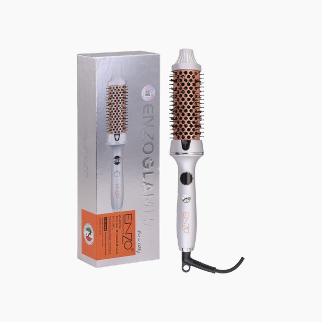 ENZO Glam Round Brush – The Perfect Solution for Smooth, Curly Hair