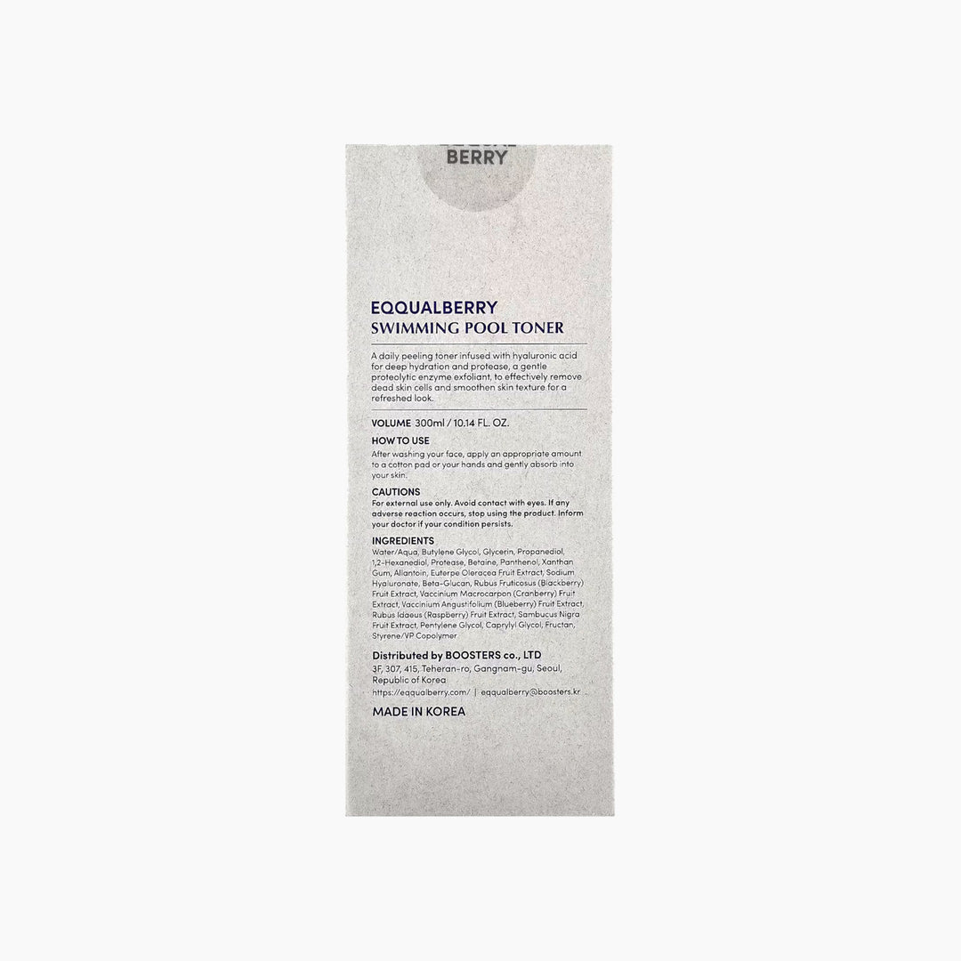 تونر الوجه EQQUALBERRY لحمامات السباحة