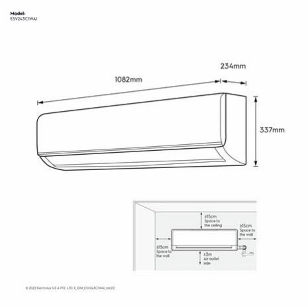 Electrolux Split Air Conditioner 24000 BTU