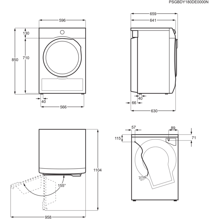 Electrolux Dryer 8 KG