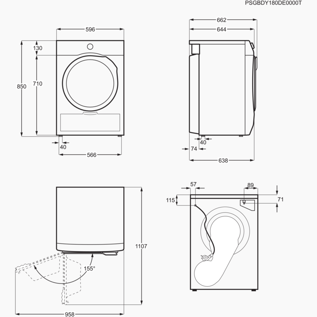 Electrolux Dryer 9 KG