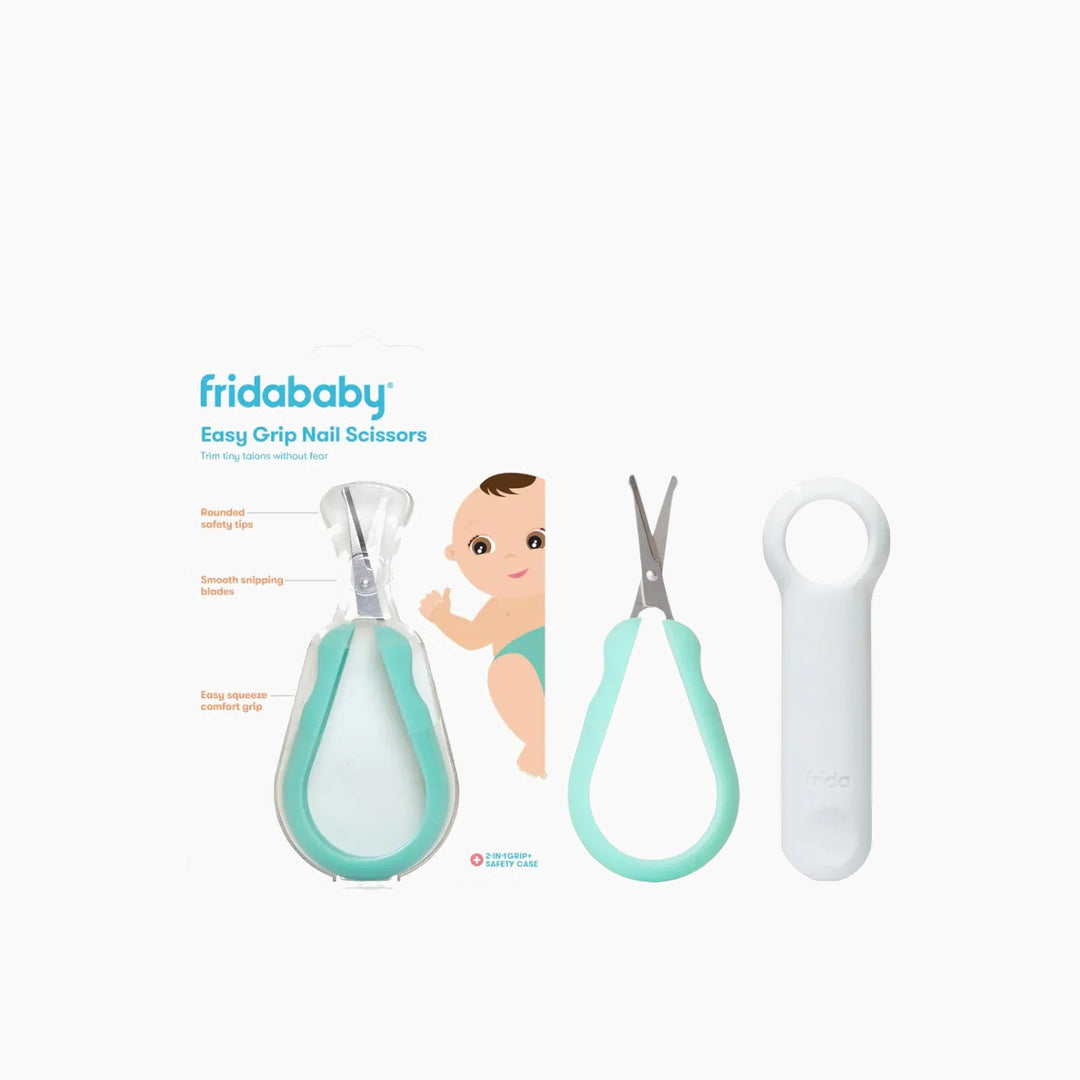 FridaBaby Easy Grip Nail Scissors with safety case