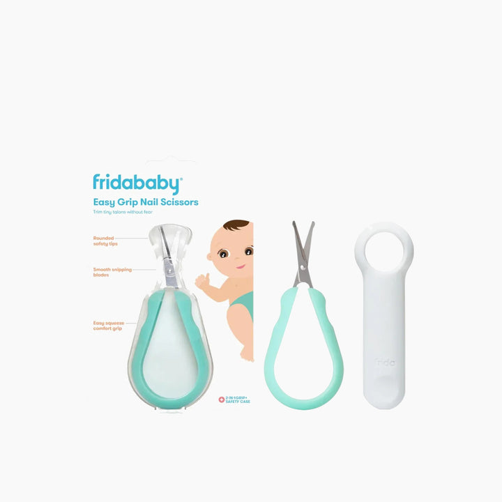FridaBaby Easy Grip Nail Scissors with safety case