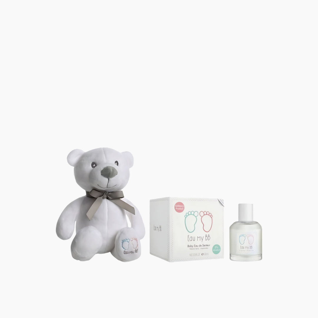 Air-Val Eau My BB Eau De Senteur 60Ml + Teddy Bear Gift Set For Baby