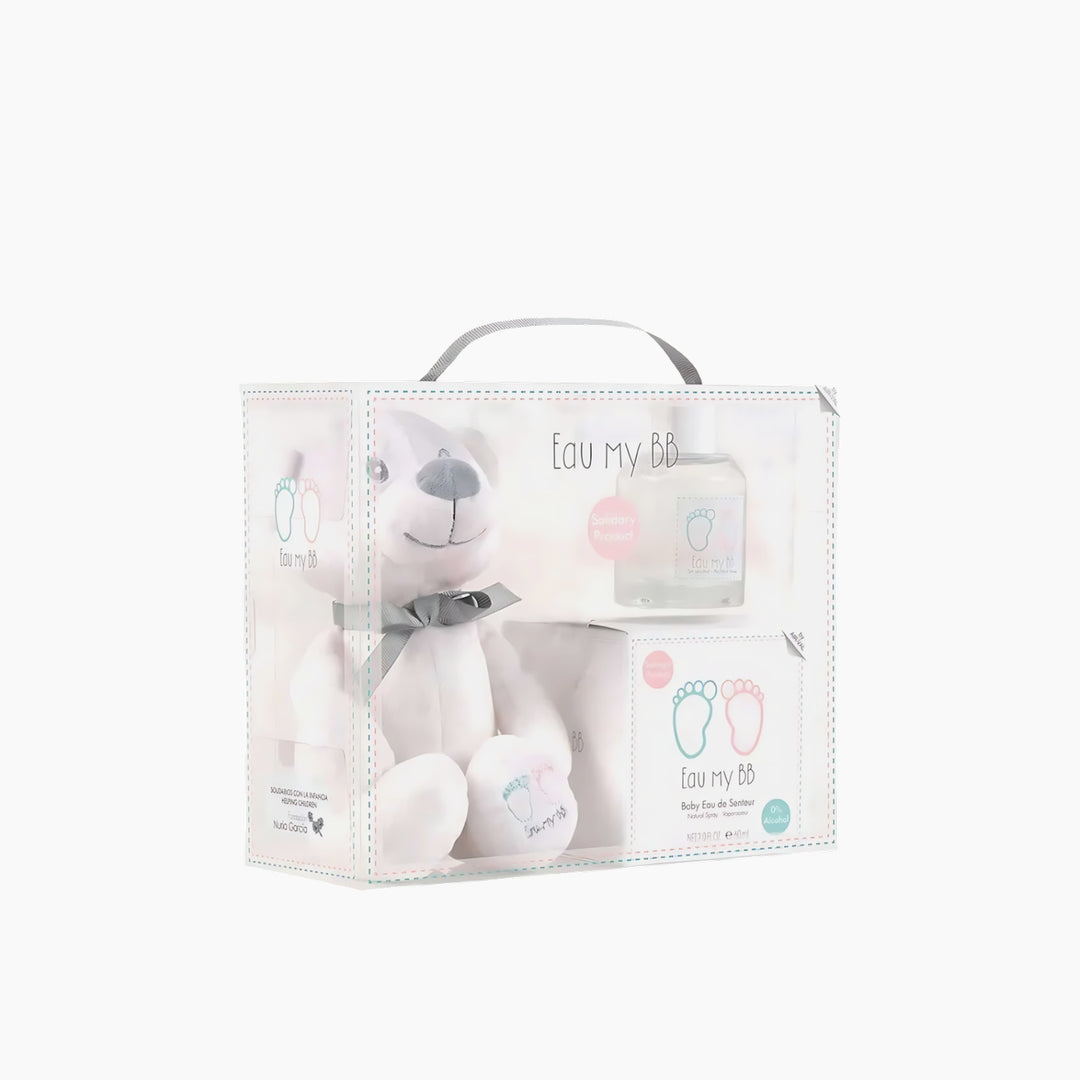 Air-Val Eau My BB Eau De Senteur 60Ml + Teddy Bear Gift Set For Baby