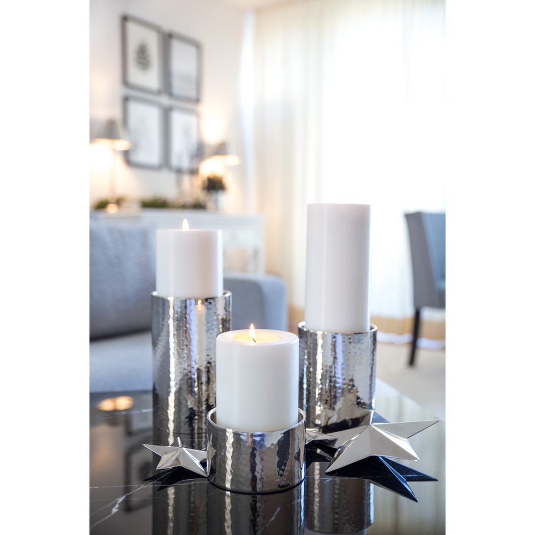 Edzard Cornelius Candle-Shaped Tealight Holder 15 cm - White