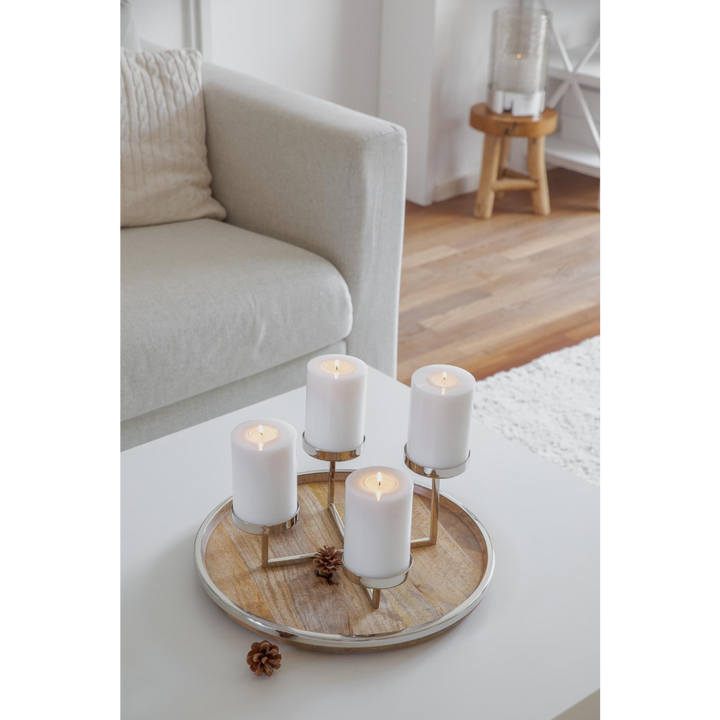 Edzard Cornelius Candle-Shaped Tealight Holder 15 cm - White