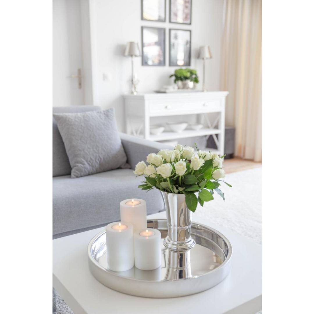 Edzard Cornelius Candle-Shaped Tealight Holder 15 cm - White