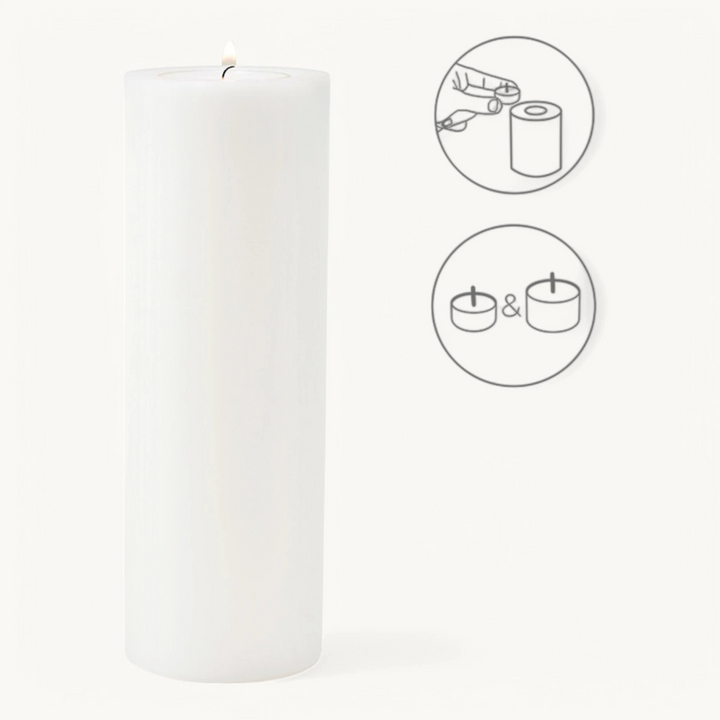 Edzard Cornelius Tealight Holder - White