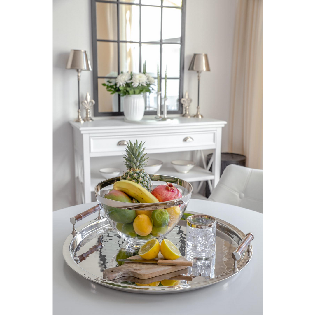 Edzard Holly Crystal Glass Bowl 30 cm
