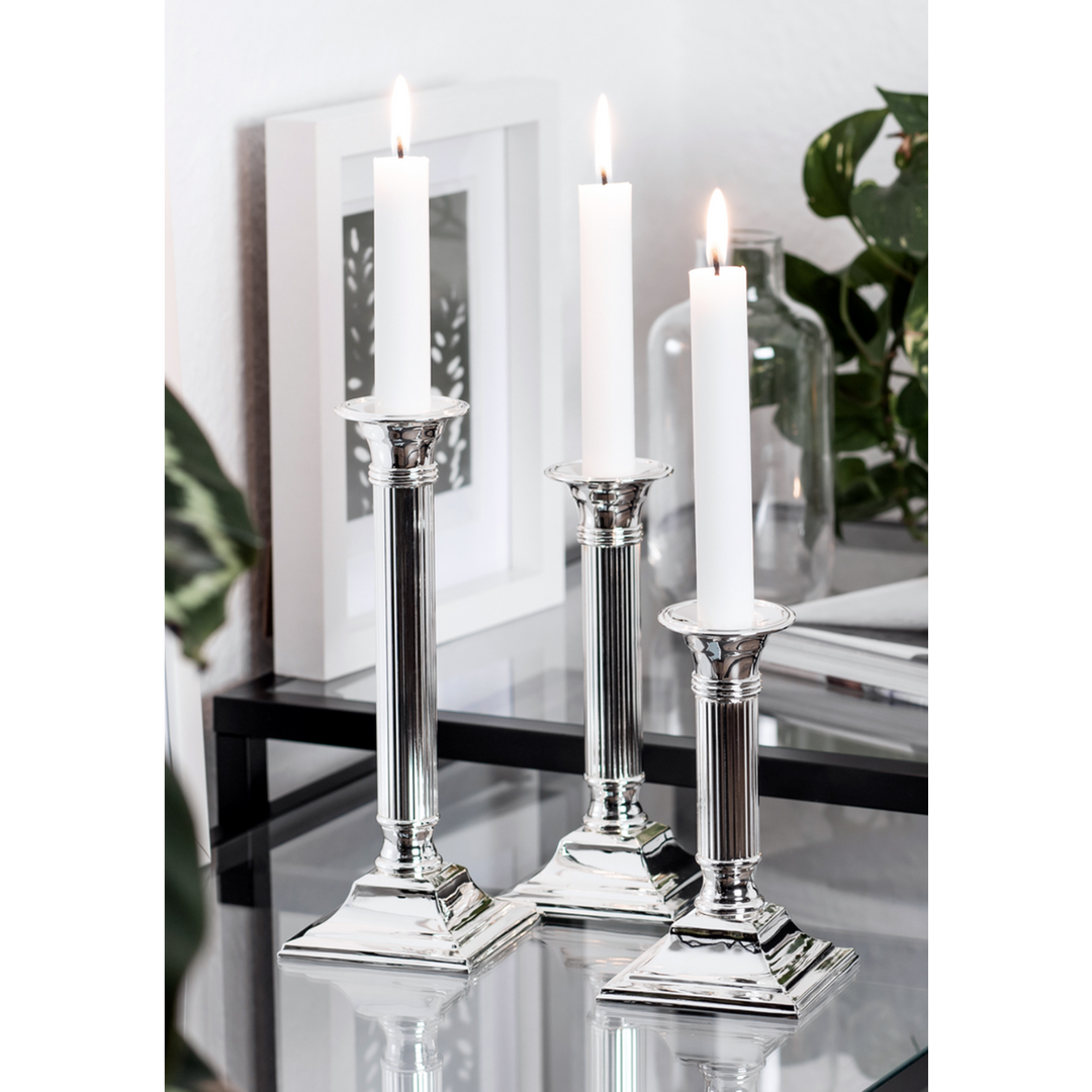 Edzard Lincoln Silver-Plated Candle Holder - Silver