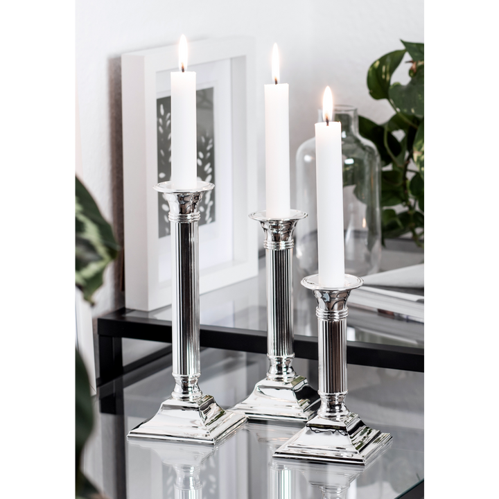 Edzard Lincoln Silver-Plated Candle Holder - Silver