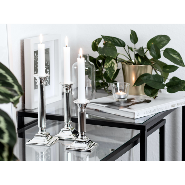 Edzard Lincoln Silver-Plated Candle Holder - Silver
