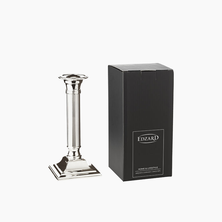 Edzard Lincoln Silver-Plated Candle Holder - Silver