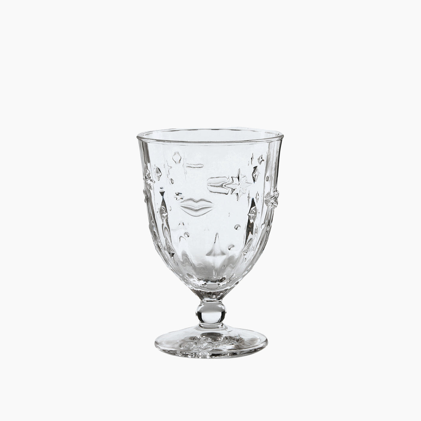 Eleanor Bowmer Electric Coast Lips & Stars Wine Glasses