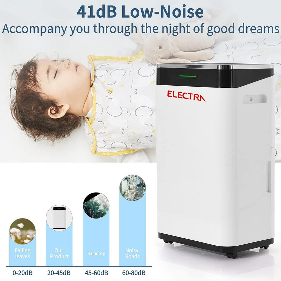 Electra Dehumidifier &amp; Odor Remover, 6.5L Tank