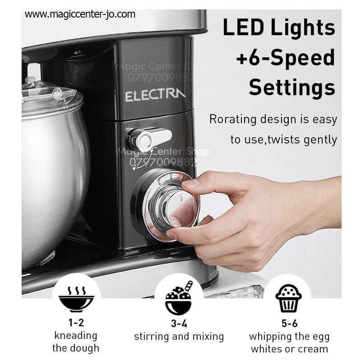 Electra Professional Stand Mixer 6L 1200W BY ELECTRA