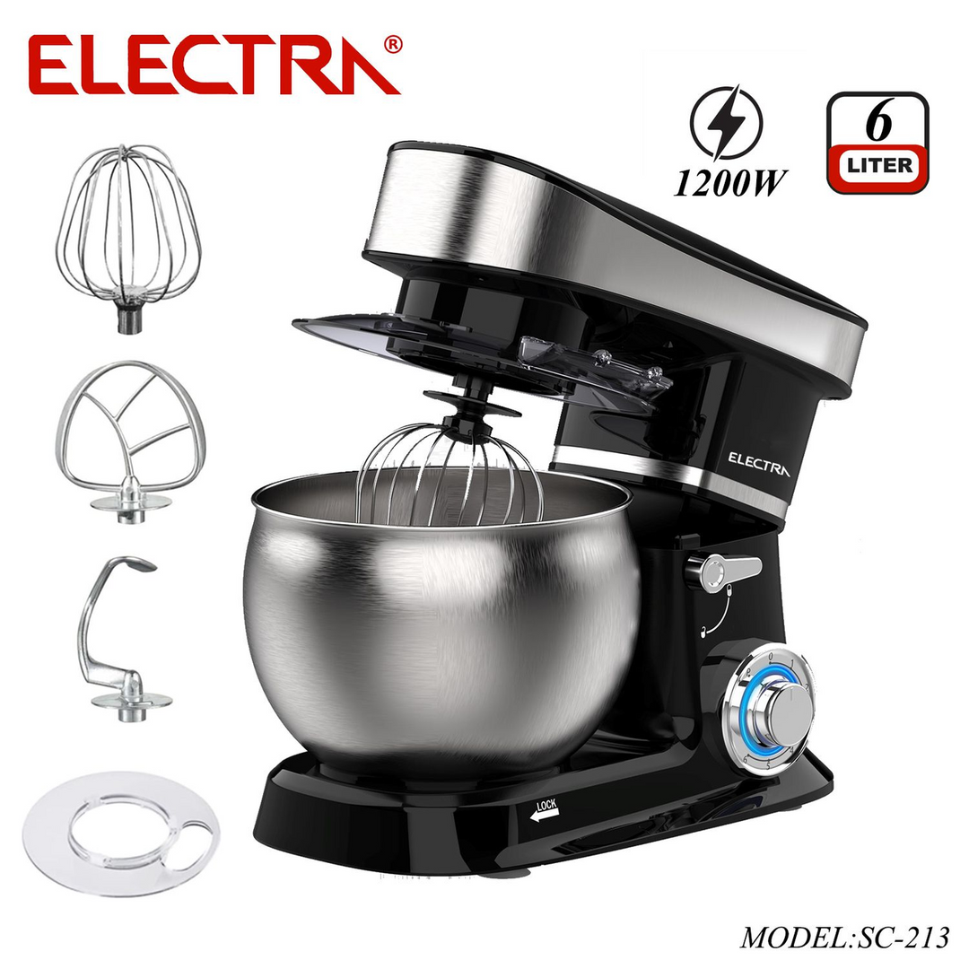 Electra Professional Stand Mixer 6L 1200W BY ELECTRA