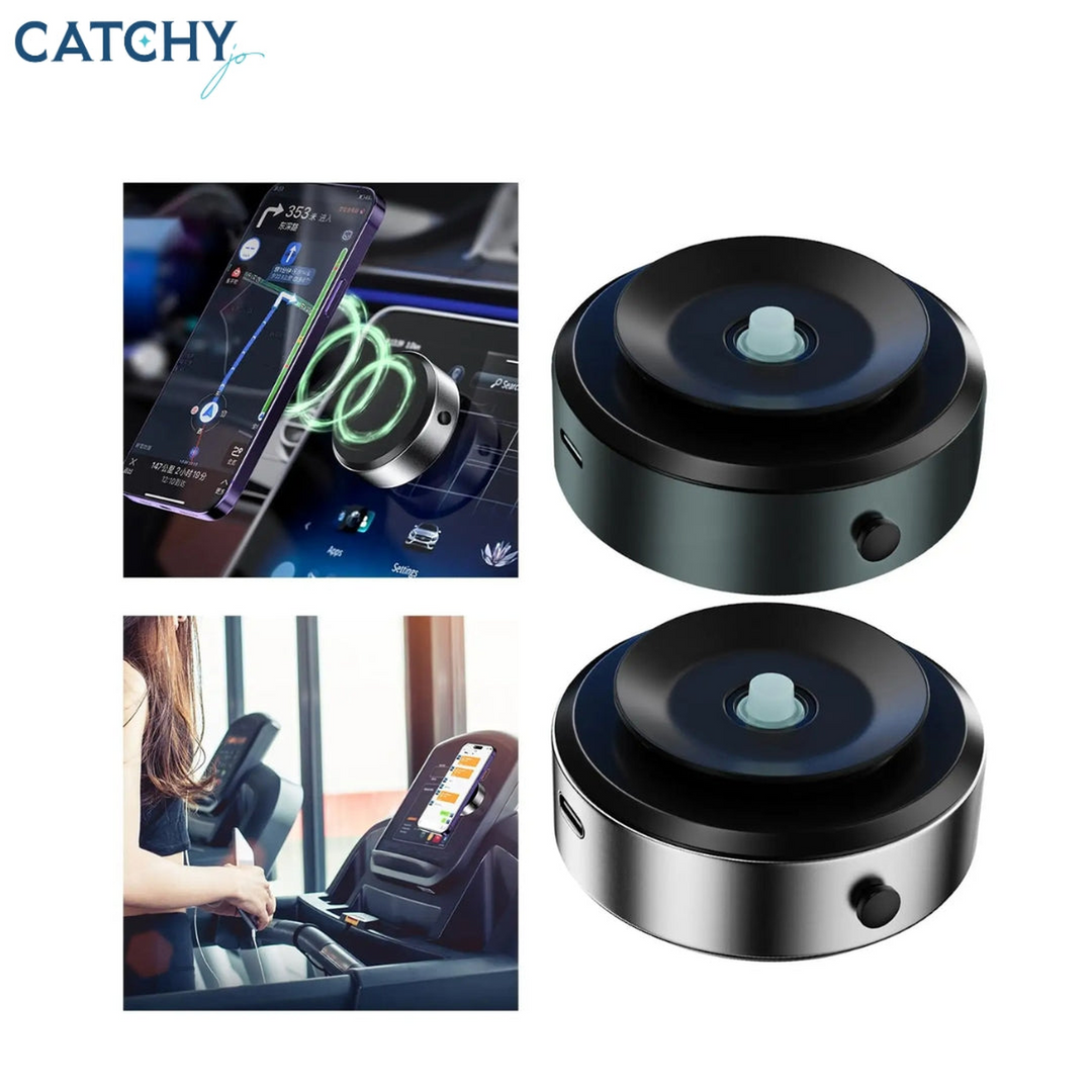 C.JO Electric Dual Suction Cup and Magnetic Mount Phone Holder
