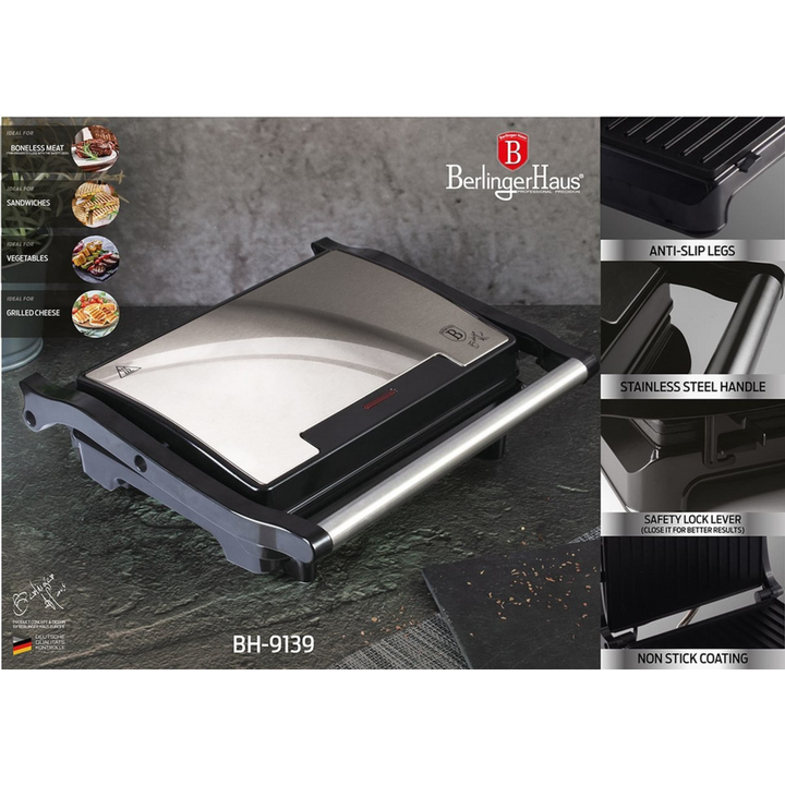 Berlinger Haus Electric Grill - Steel