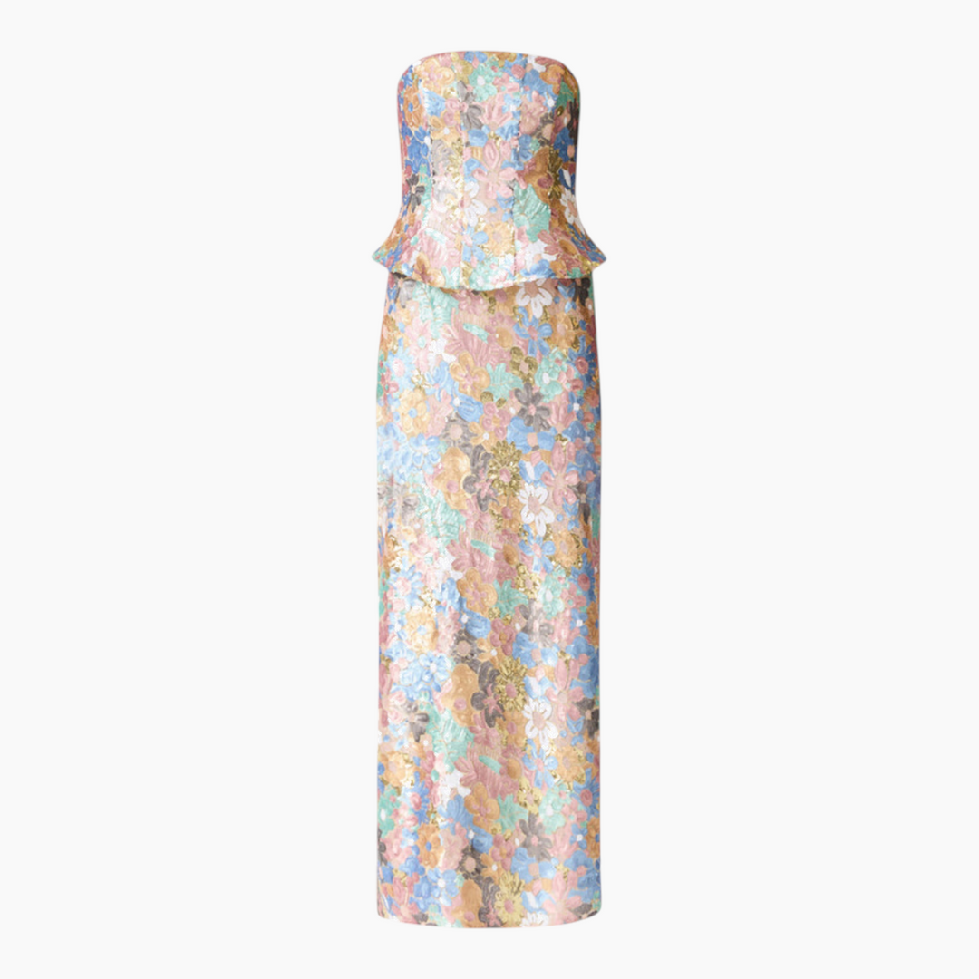Elliatt Athea Sequin Gown in Floral