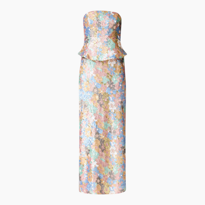 Elliatt Athea Sequin Gown in Floral