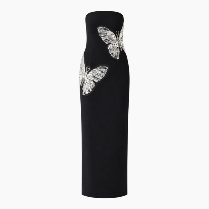 Elliatt Mira Strapless Gown in Black