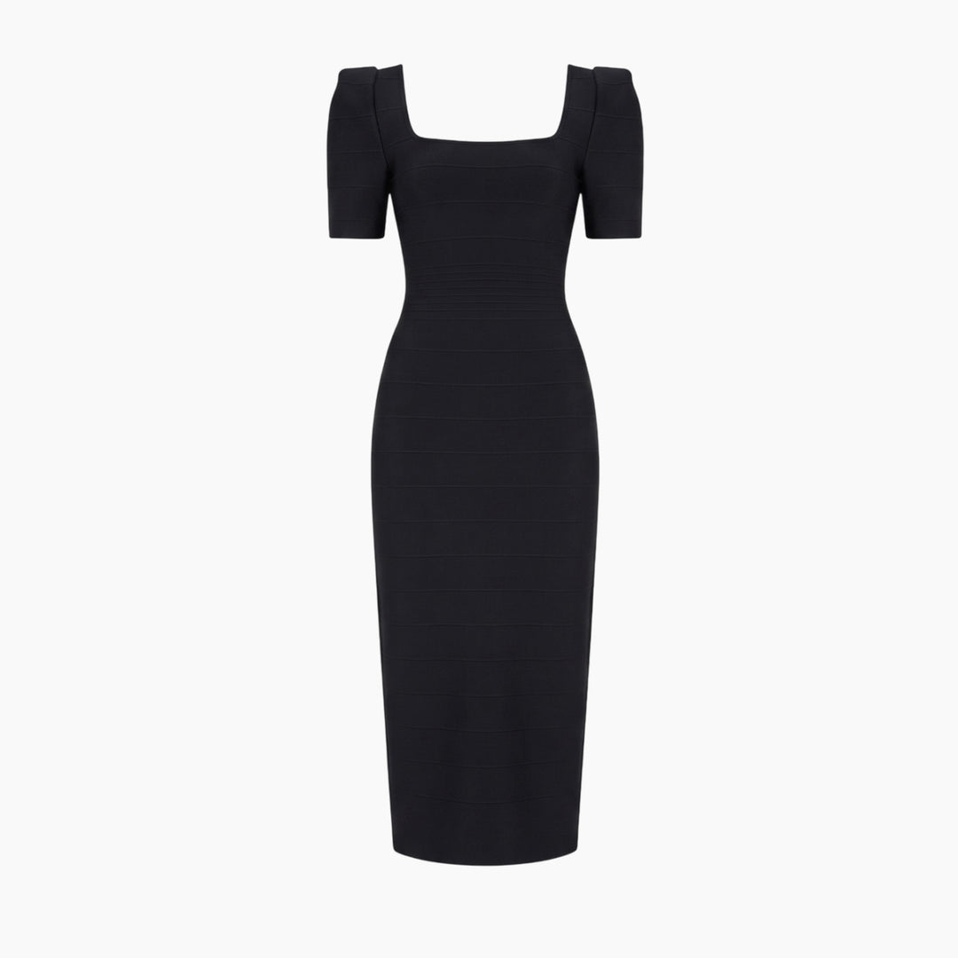 Elliatt Ninette Square Neck Column Maxi Dress