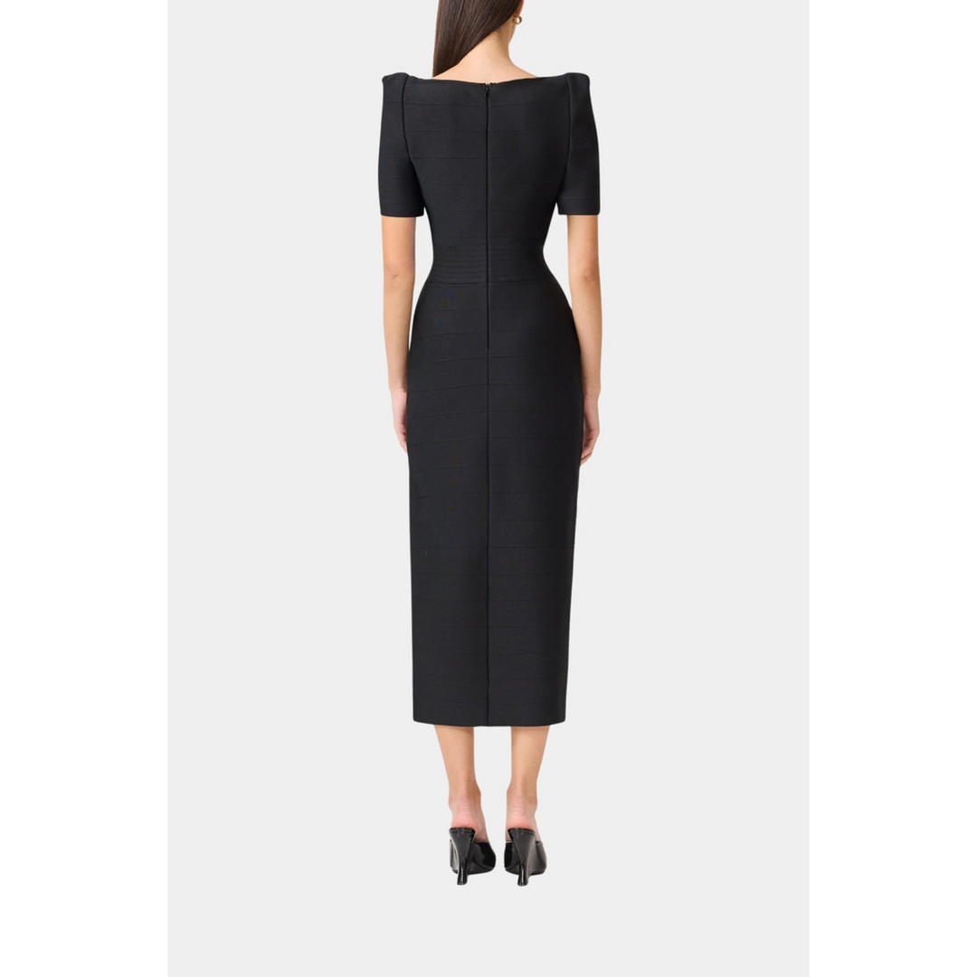 Elliatt Ninette Square Neck Column Maxi Dress