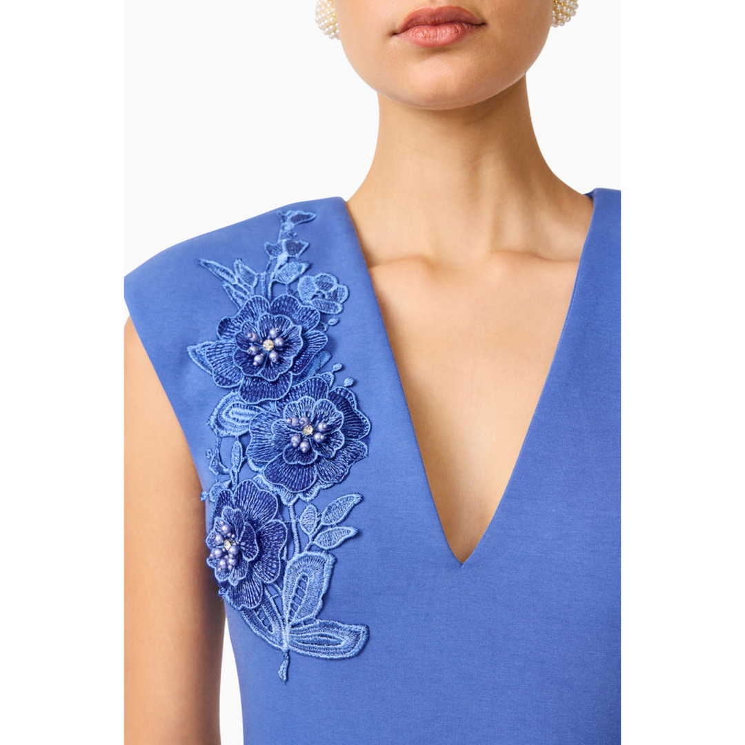 Elliatt Talitha Column Maxi Dress in Cornflower Blue