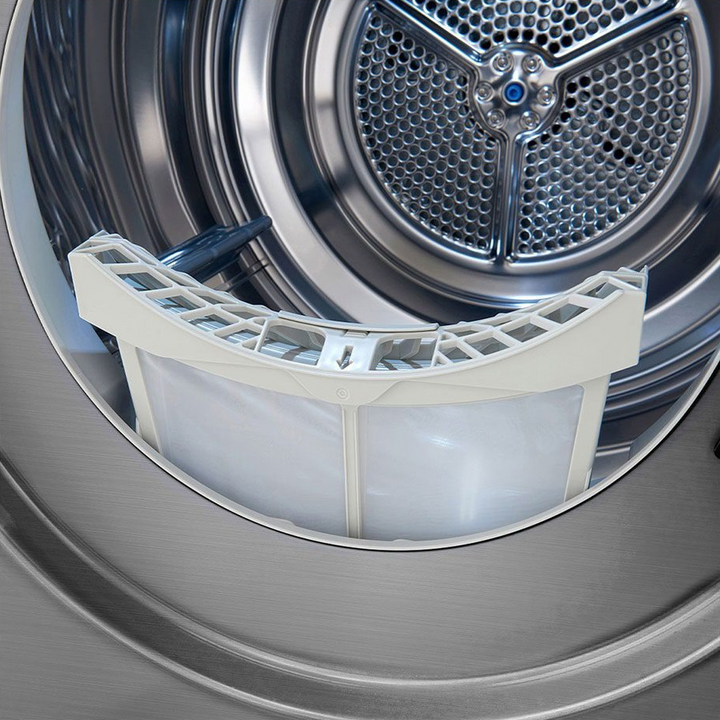 LG Energy Saving Dryer 9KG Dual Heat Pump Silver