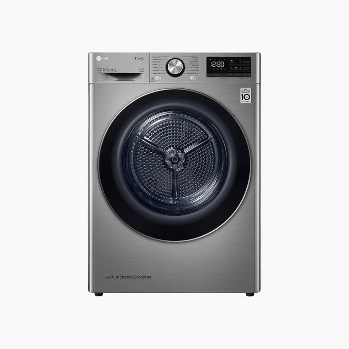 LG Energy Saving Dryer 9KG Dual Heat Pump Silver