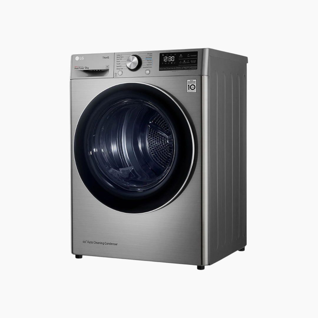 LG Energy Saving Dryer 9KG Dual Heat Pump Silver