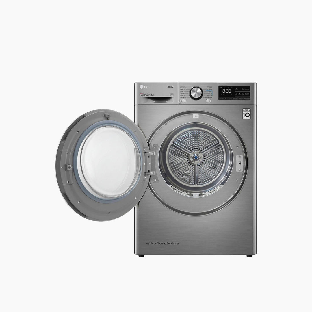 LG Energy Saving Dryer 9KG Dual Heat Pump Silver