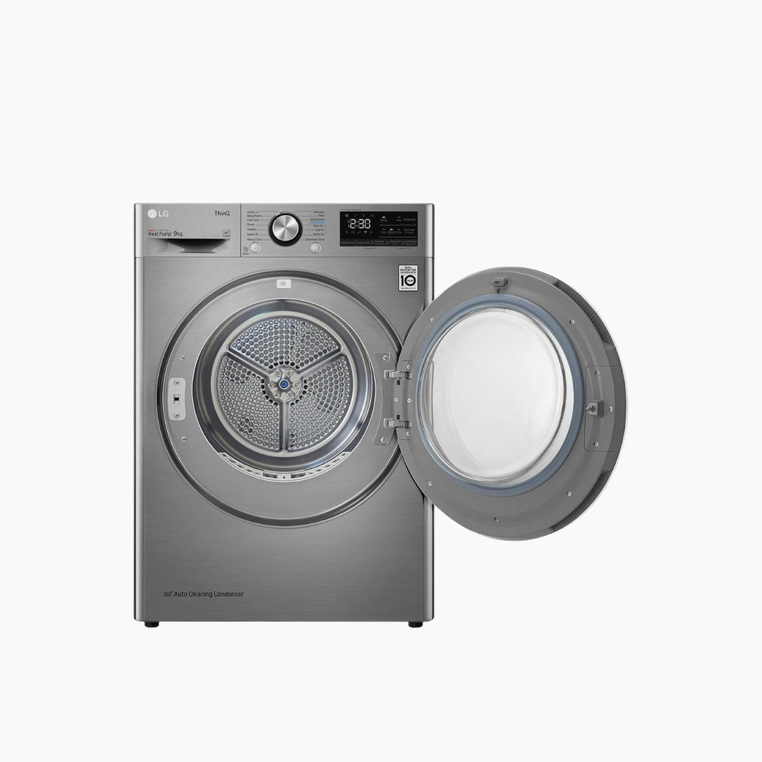 LG Energy Saving Dryer 9KG Dual Heat Pump Silver