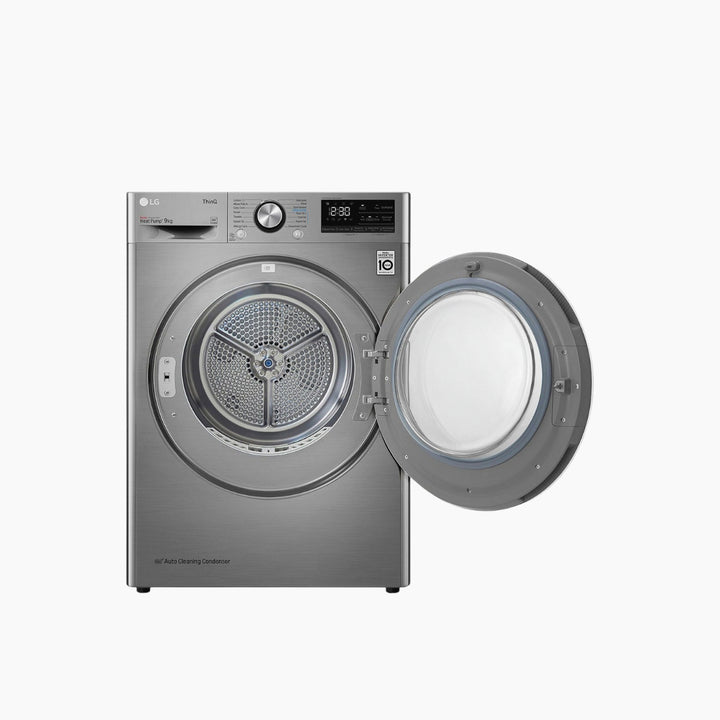 LG Energy Saving Dryer 9KG Dual Heat Pump Silver