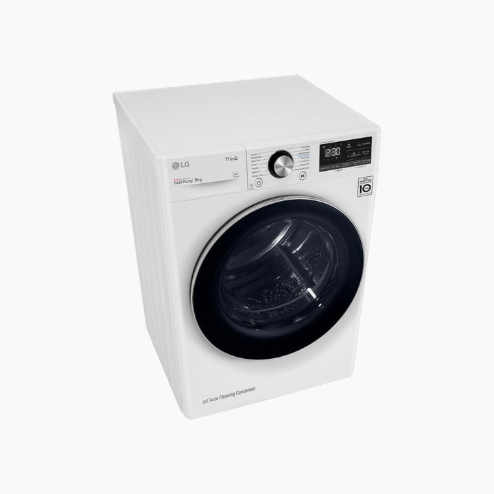 LG Energy Saving Dryer 9KG Dual Heat Pump White