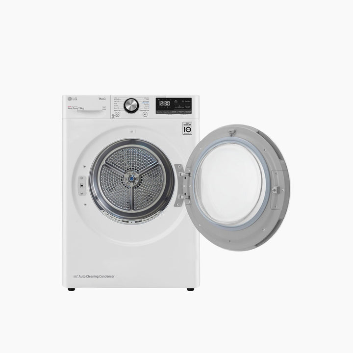 LG Energy Saving Dryer 9KG Dual Heat Pump White
