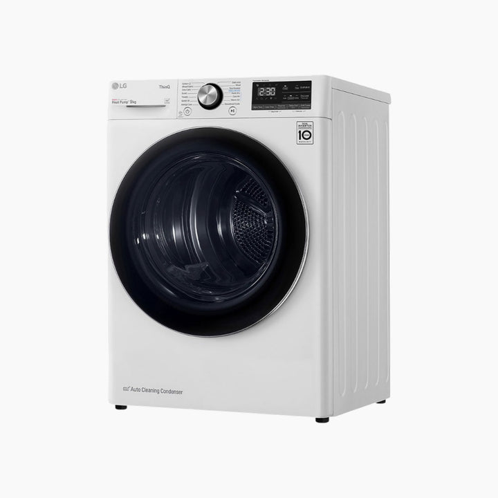 LG Energy Saving Dryer 9KG Dual Heat Pump White