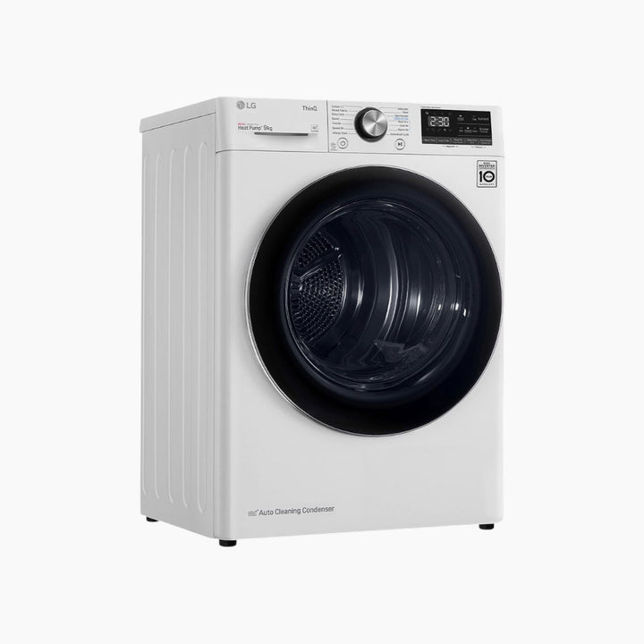 LG Energy Saving Dryer 9KG Dual Heat Pump White