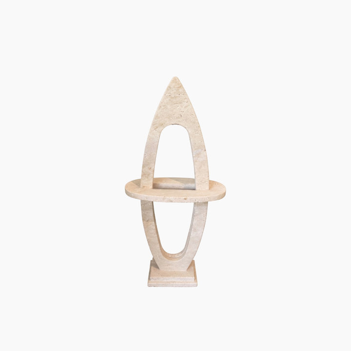 Oval Mirror Floor Light