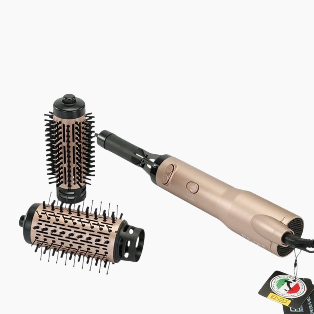 Enzo 2-in-1 Rotating Hair Brush
