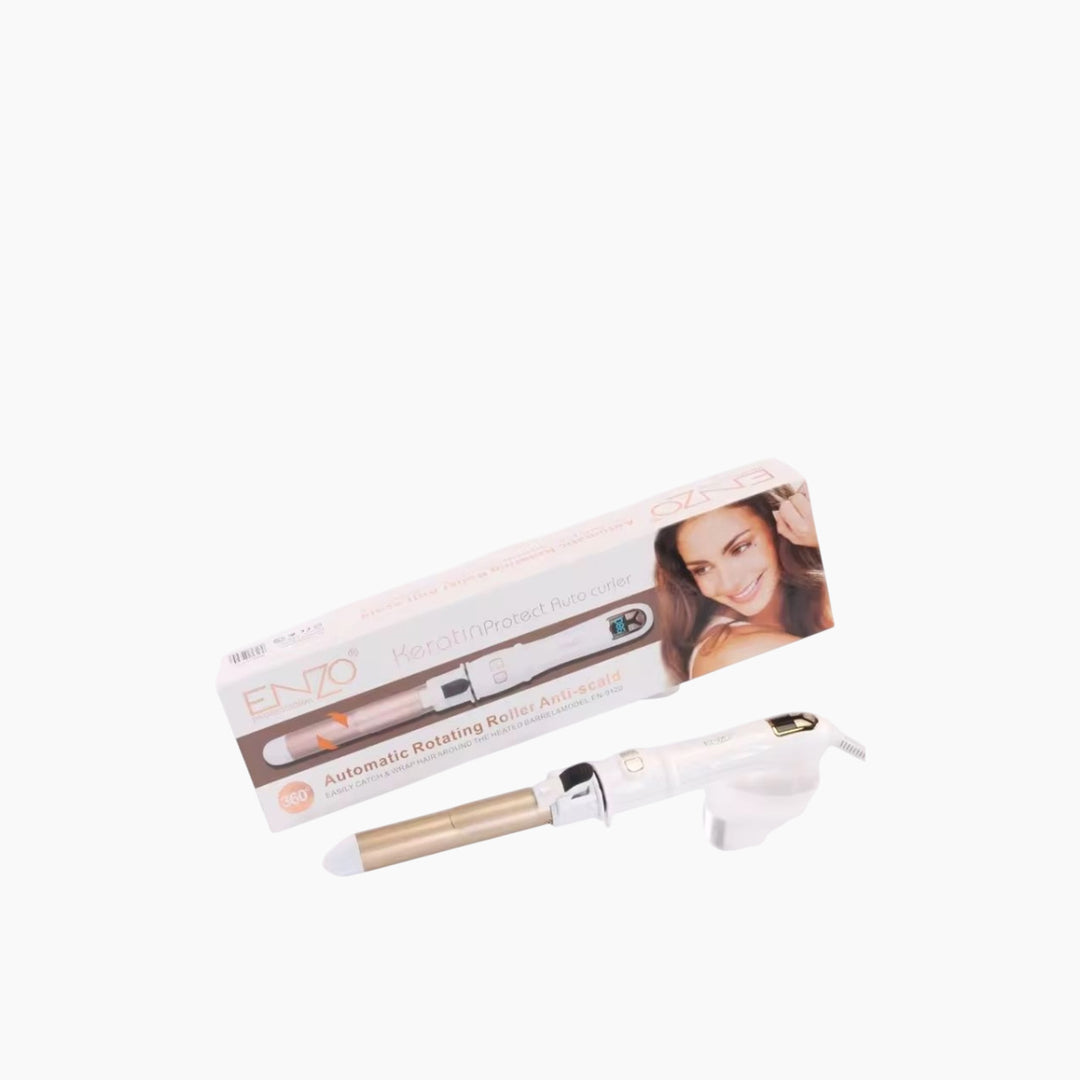 Enzo Automatic Rotating Wide-Barrel Hair Waver, 980°F