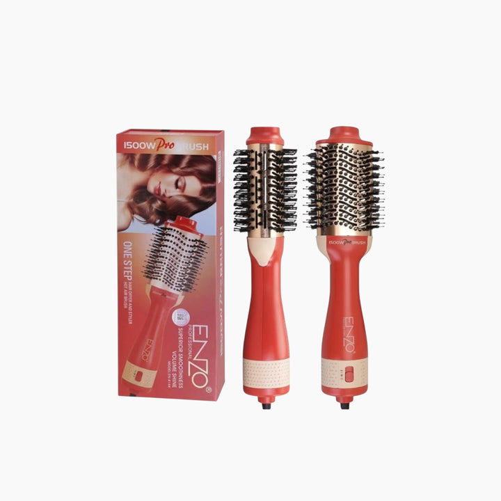 Enzo Electric Hair Dryer Alternative Brush in Orange