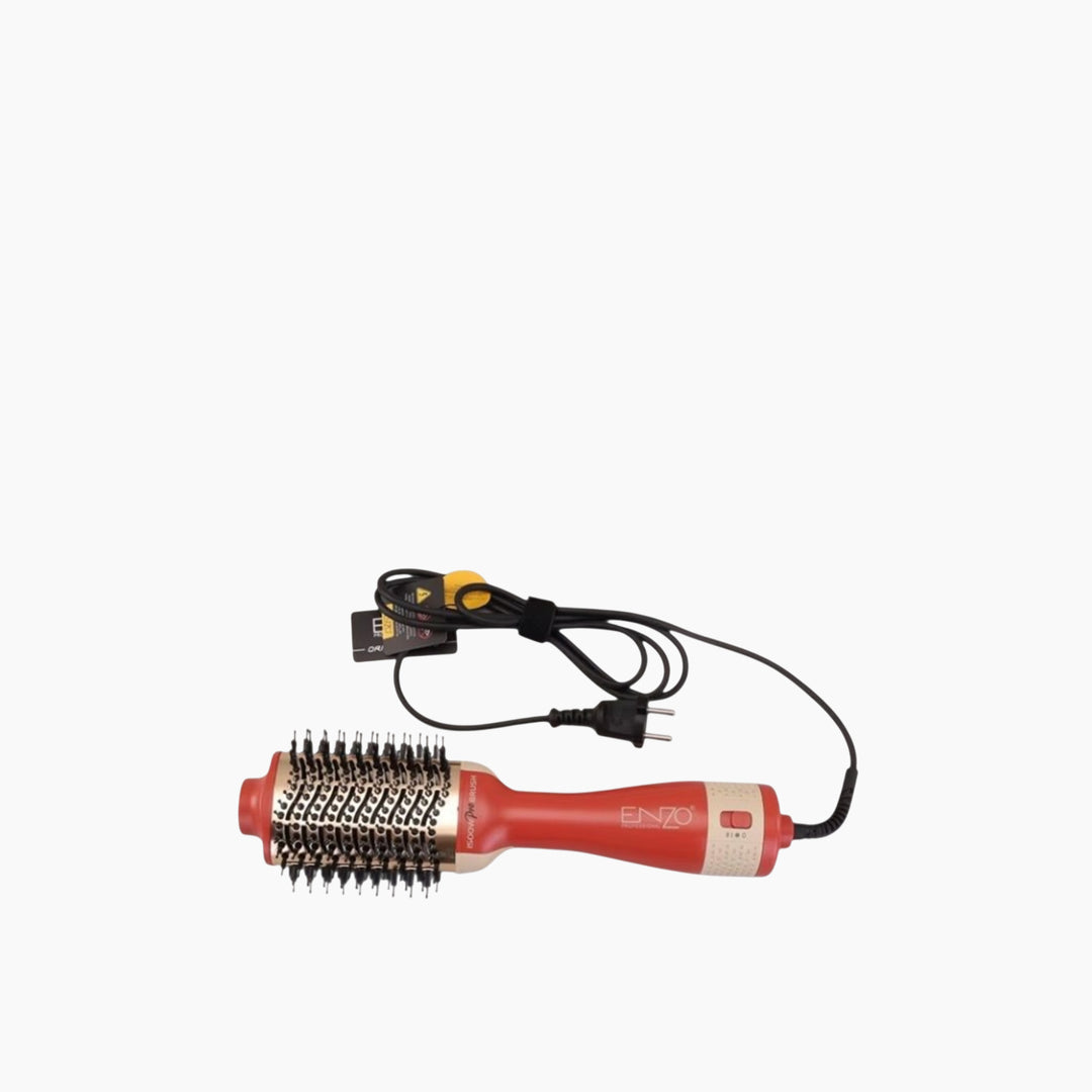 Enzo Electric Hair Dryer Alternative Brush in Orange