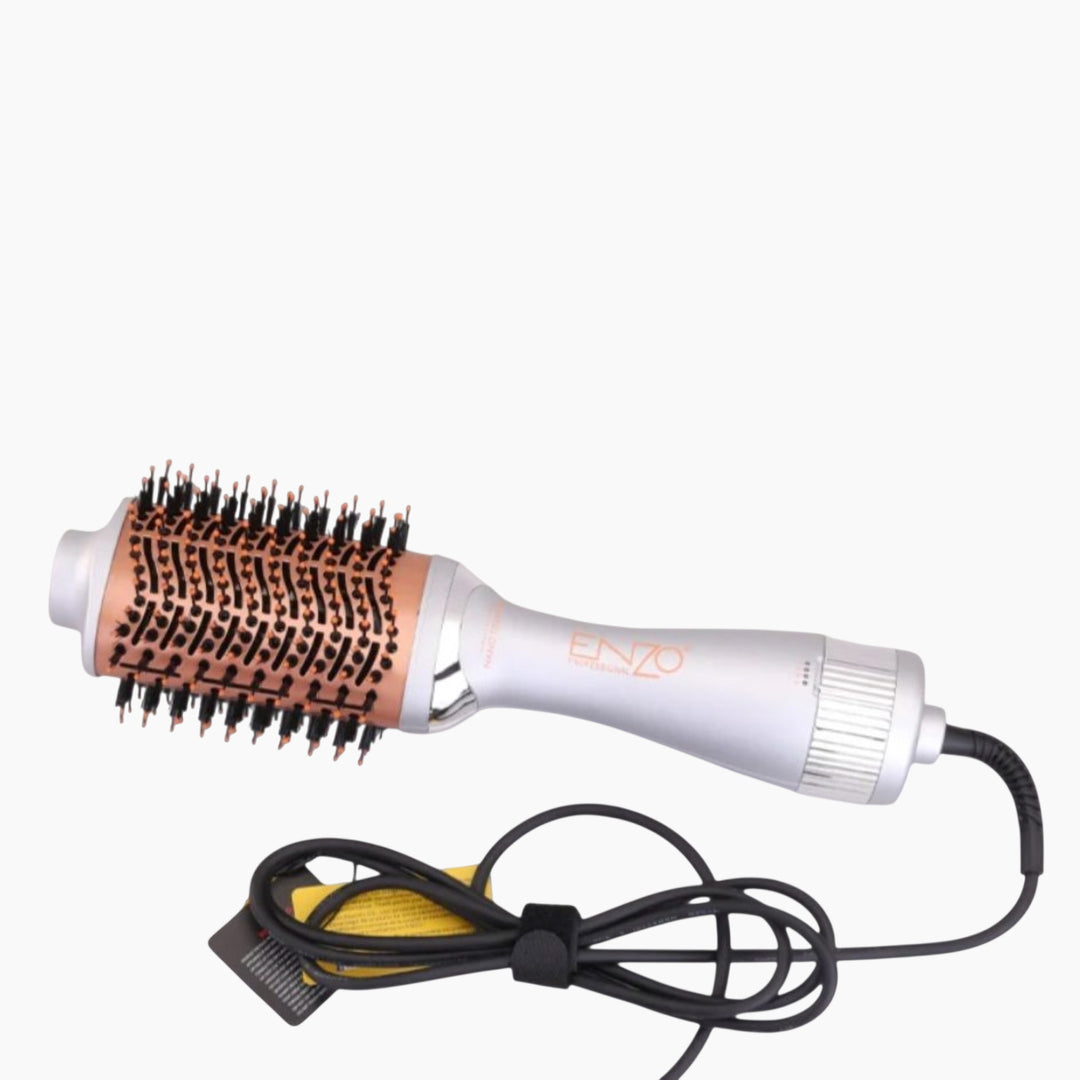 Enzo Hair Dryer Brush with Nano Titanium Technology, 1500W
