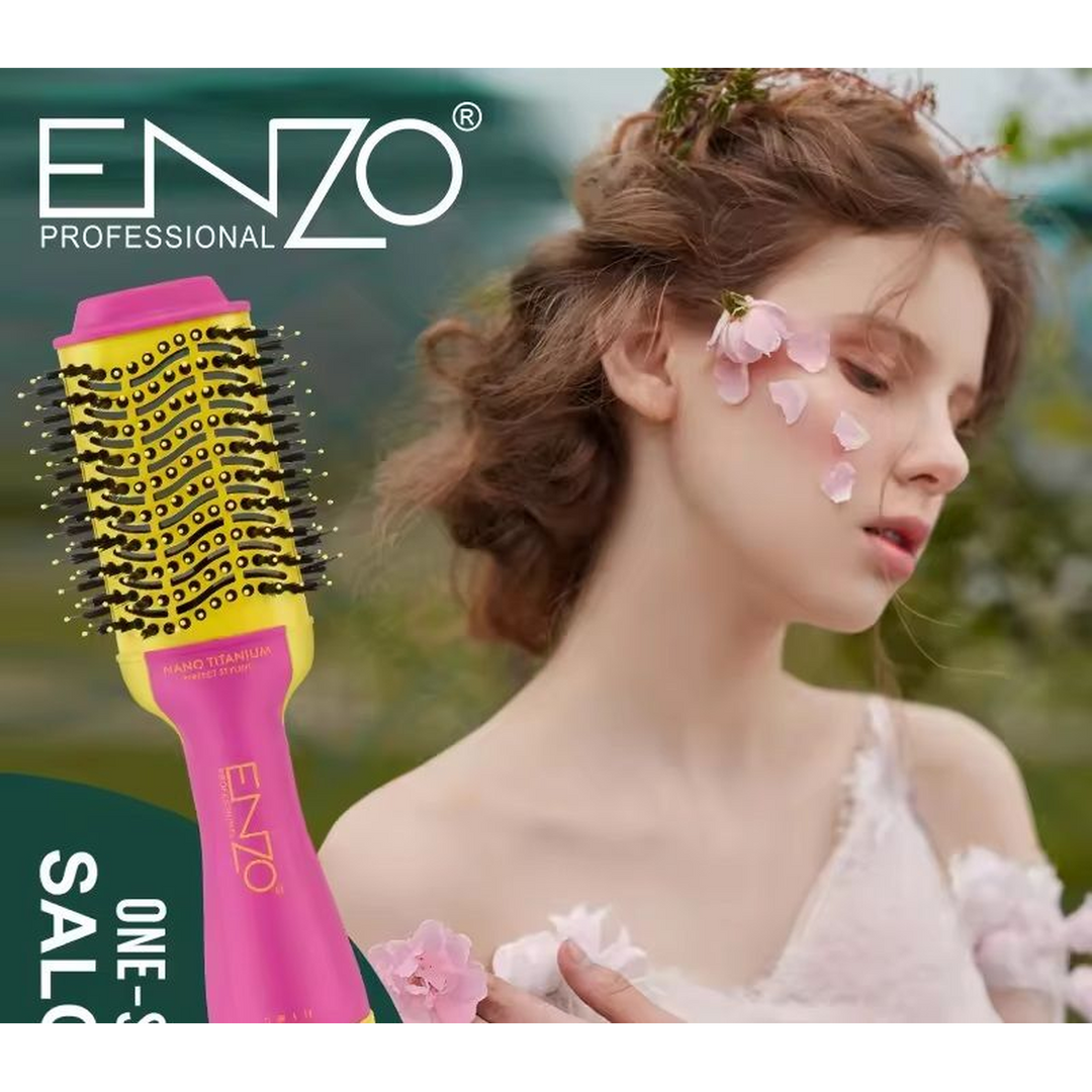 Enzo Nano Titanium Hair Dryer Brush