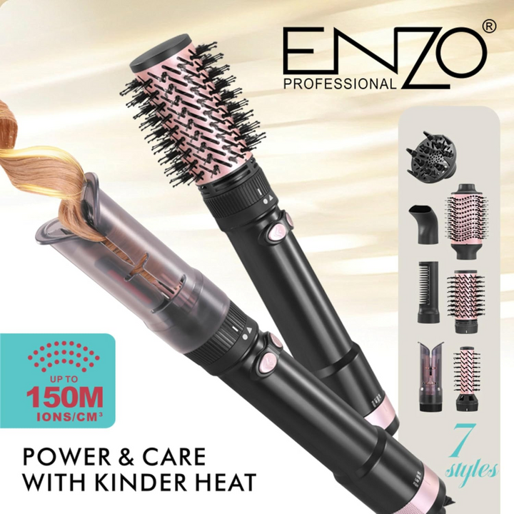 ENZO Professional 7-in-1 Air Styler &amp; Hair Dryer Set