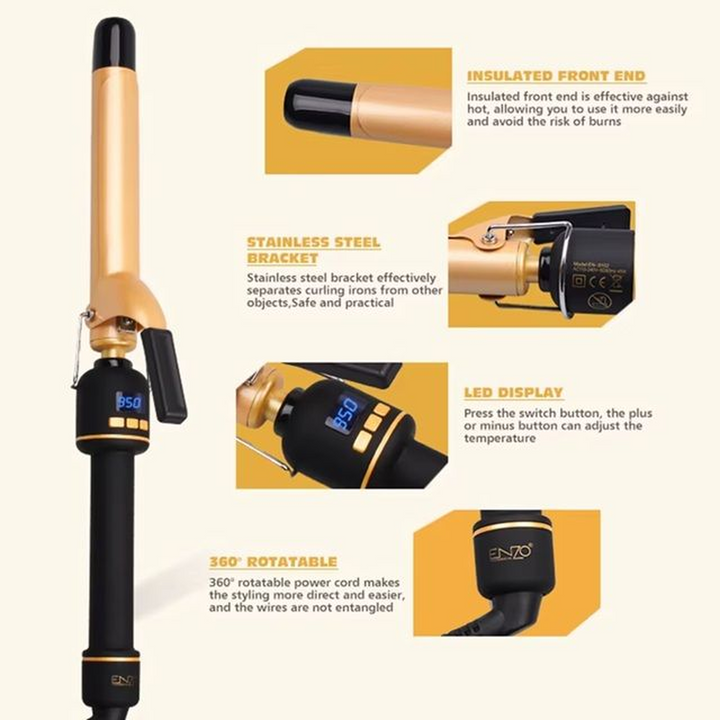 Enzo Wide-Barrel Hair Waver, 950°F