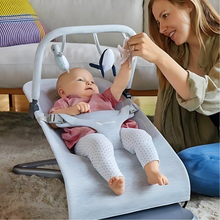 Ergobaby Evolve Bouncer Toy Bar in Light Grey